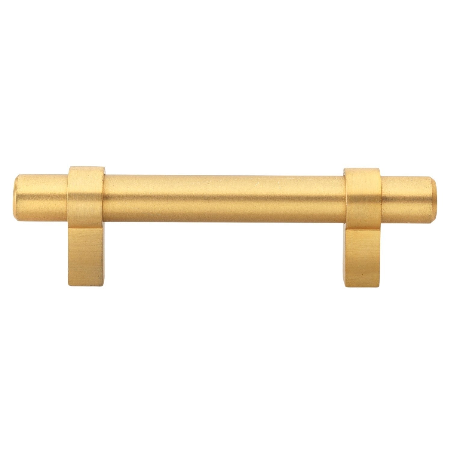 Gliderite 3 Inch Solid Satin Gold Euro Cabinet Bar Pulls Pack Of 25