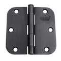 Gliderite Oil Rubbed Bronze Steel 3.5 Inch X 5 8 Inch Radius Door Hinges Case Of 24
