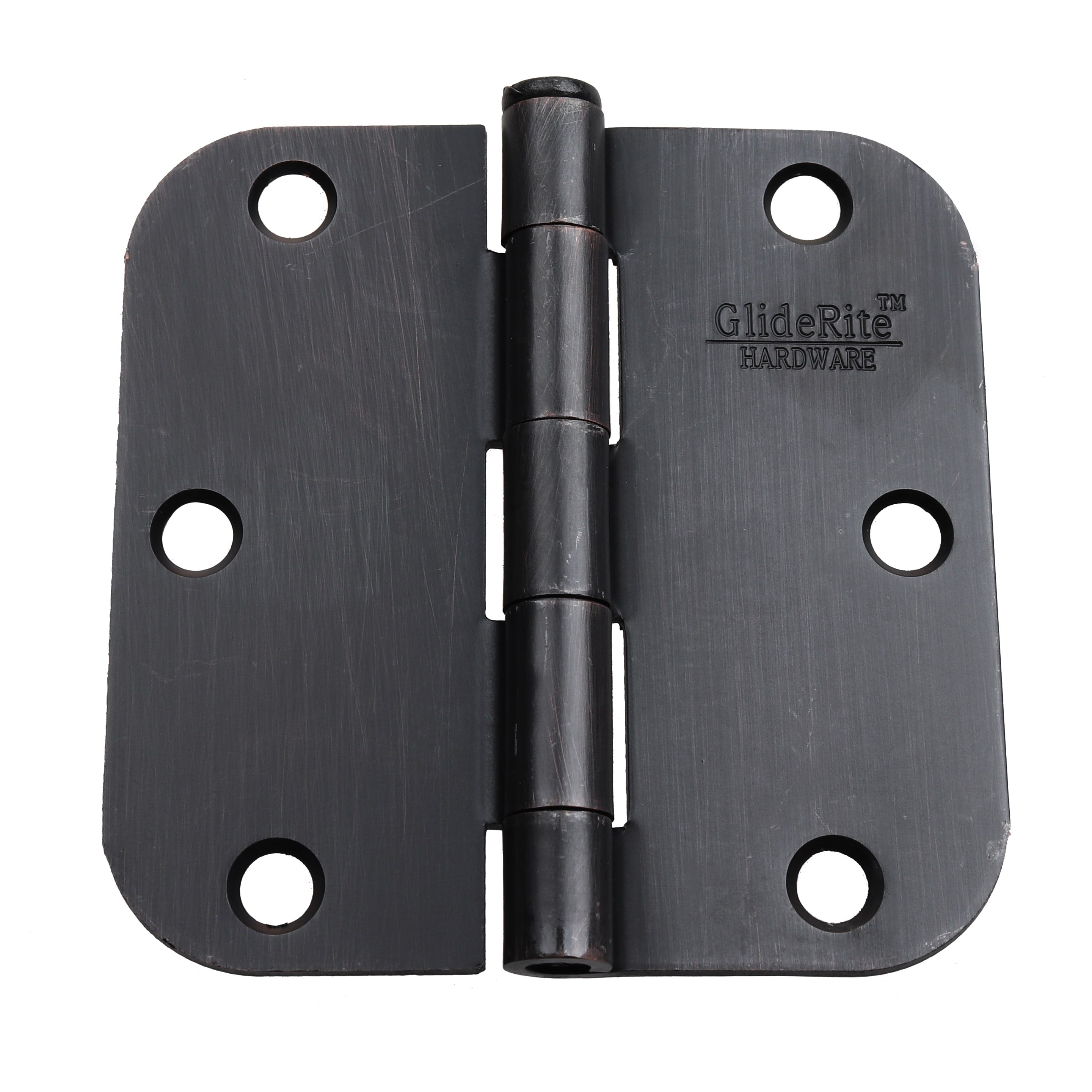 Gliderite Oil Rubbed Bronze Steel 3.5 Inch X 5 8 Inch Radius Door Hinges Case Of 24