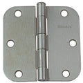 Gliderite 3.5 X 5 8 Radius Satin Nickel Door Hinges Pack Of 12