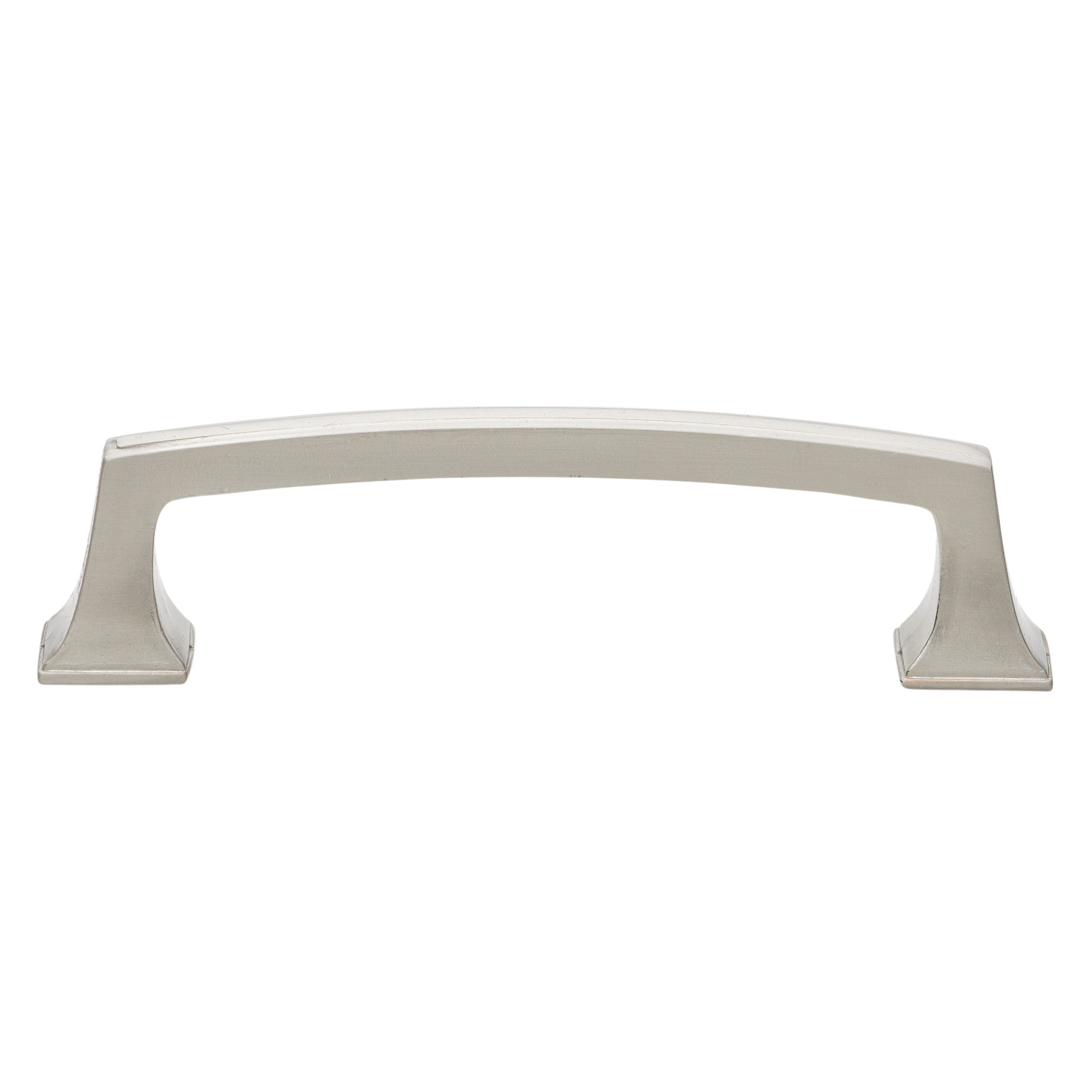 Gliderite 3.75 Inch Cc Deco Base Satin Nickel Cabinet Hardware Drawer Pulls Pack Of 10 Or 25