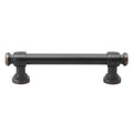 Gliderite 3.75 Inch Cc Oil Rubbed Bronze Modern Solid Steel European Cabinet Bar Pulls Pack Of 10 Or 25