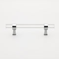 Gliderite 3.75 Inch Clear Acrylic Cabinet Drawer Pulls Pack Of 10 Or 25