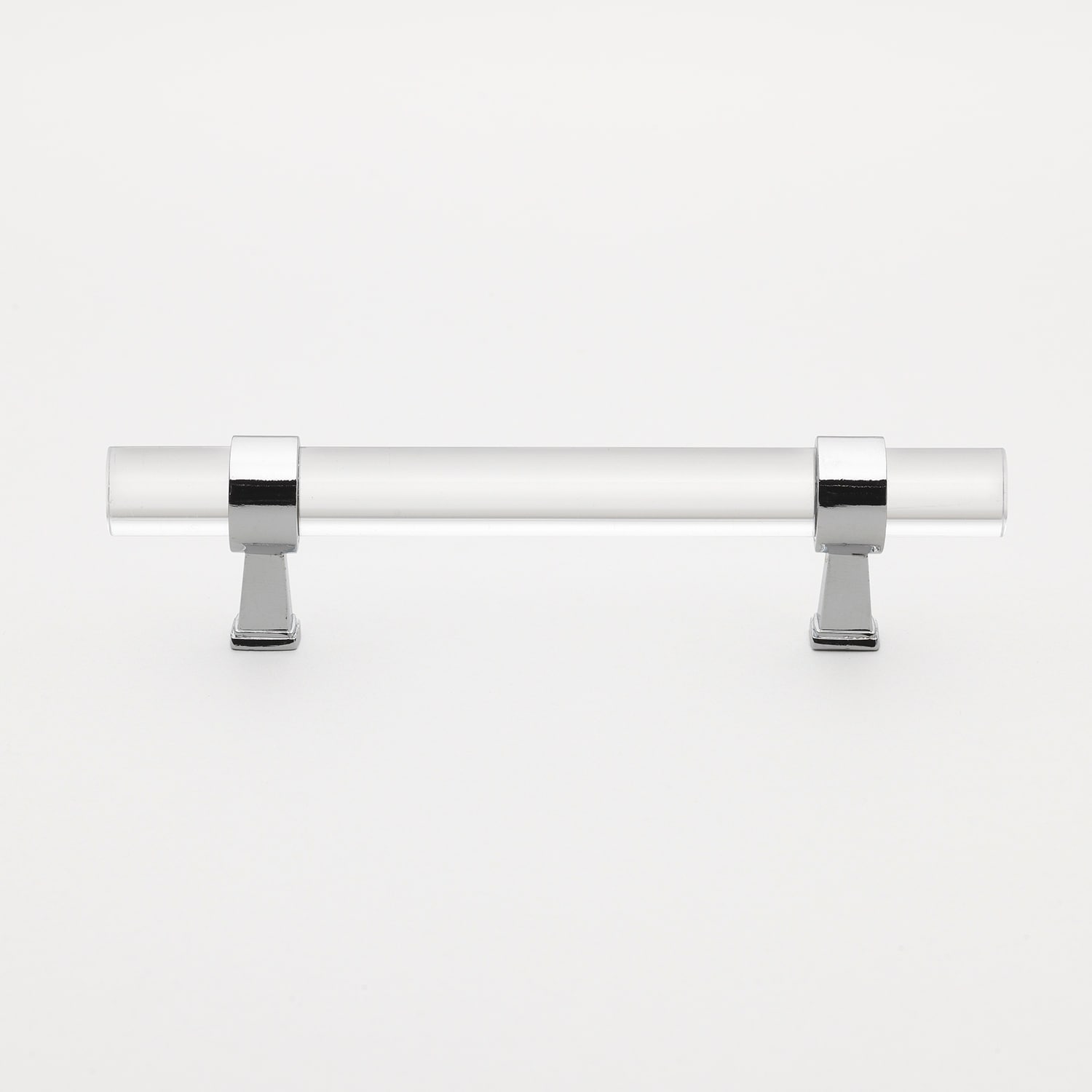 Gliderite 3.75 Inch Clear Acrylic Cabinet Drawer Pulls Pack Of 10 Or 25
