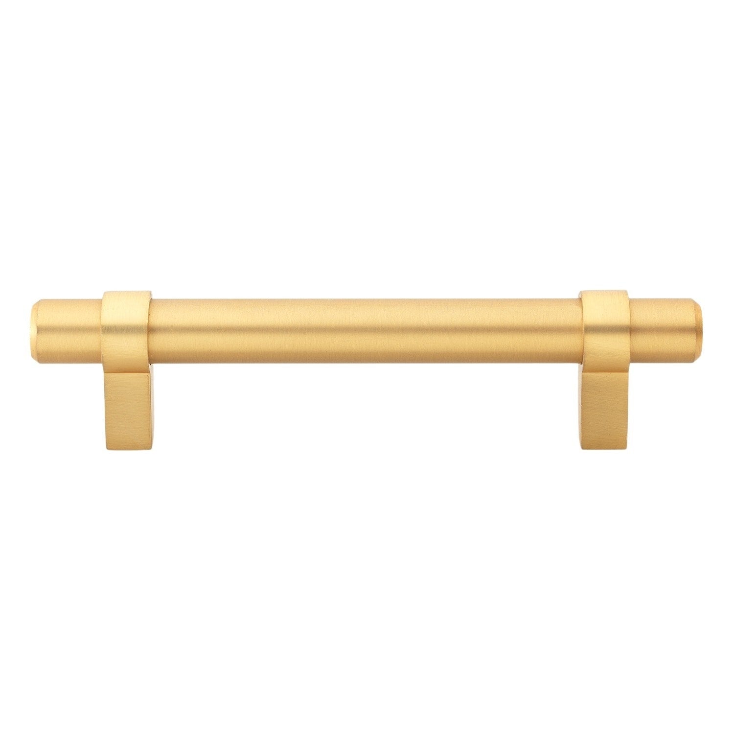 Gliderite 3.75 Inch Solid Oil Satin Gold Euro Bar Pulls Pack Of 25