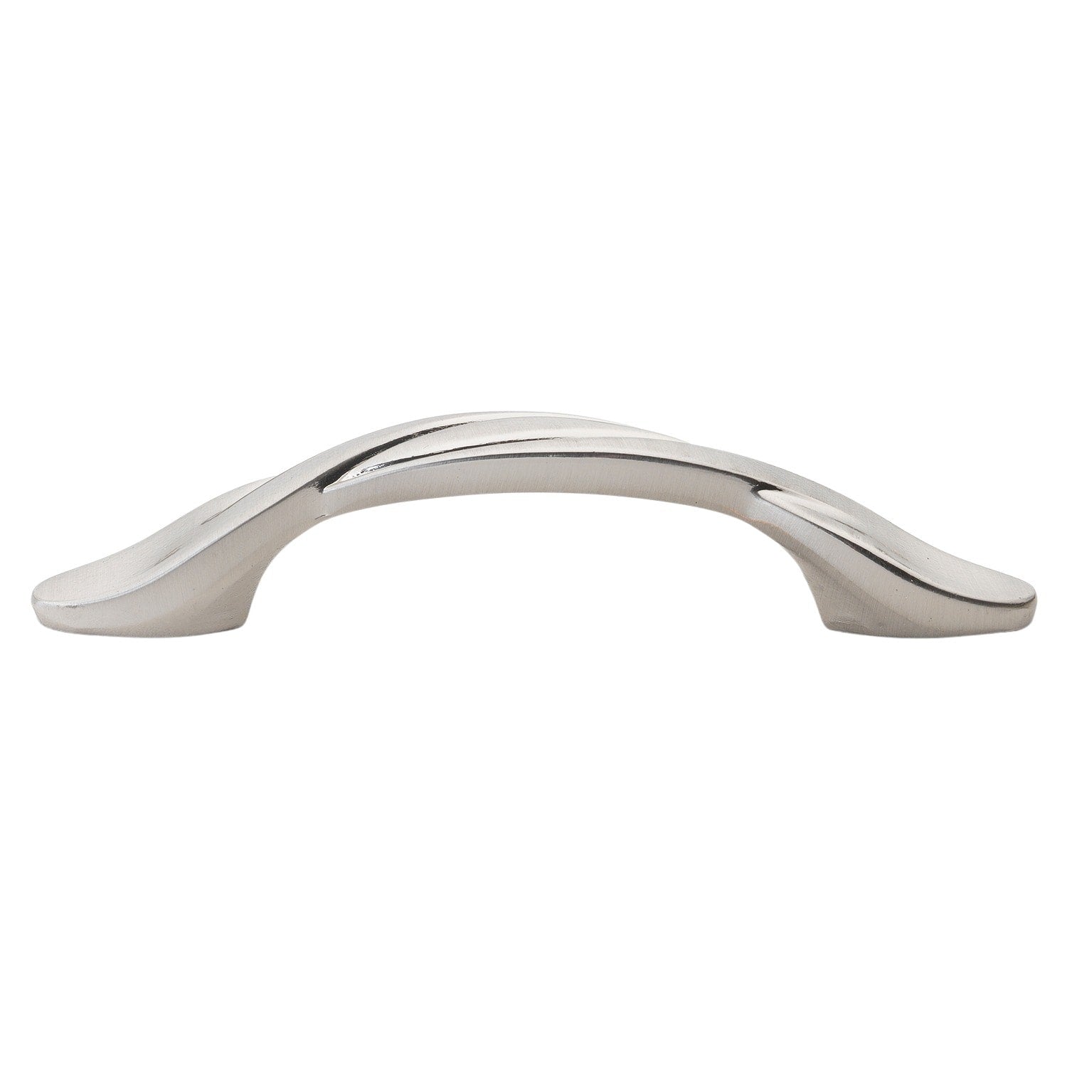 Gliderite 3 Cc Satin Nickel Cabinet Hardware Twist Pull Pack Of 10 Or 25
