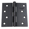 Gliderite 4 X 4 Square Corner Oil Rubbed Bronze Door Hinges Pack Of 12