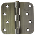 Gliderite 4 X 5 8 Radius Antique Brass Door Hinges Pack Of 12