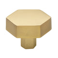 Gliderite 5 Pack 1 1 2 Inch Solid Hexagon Cabinet Knob Satin Gold