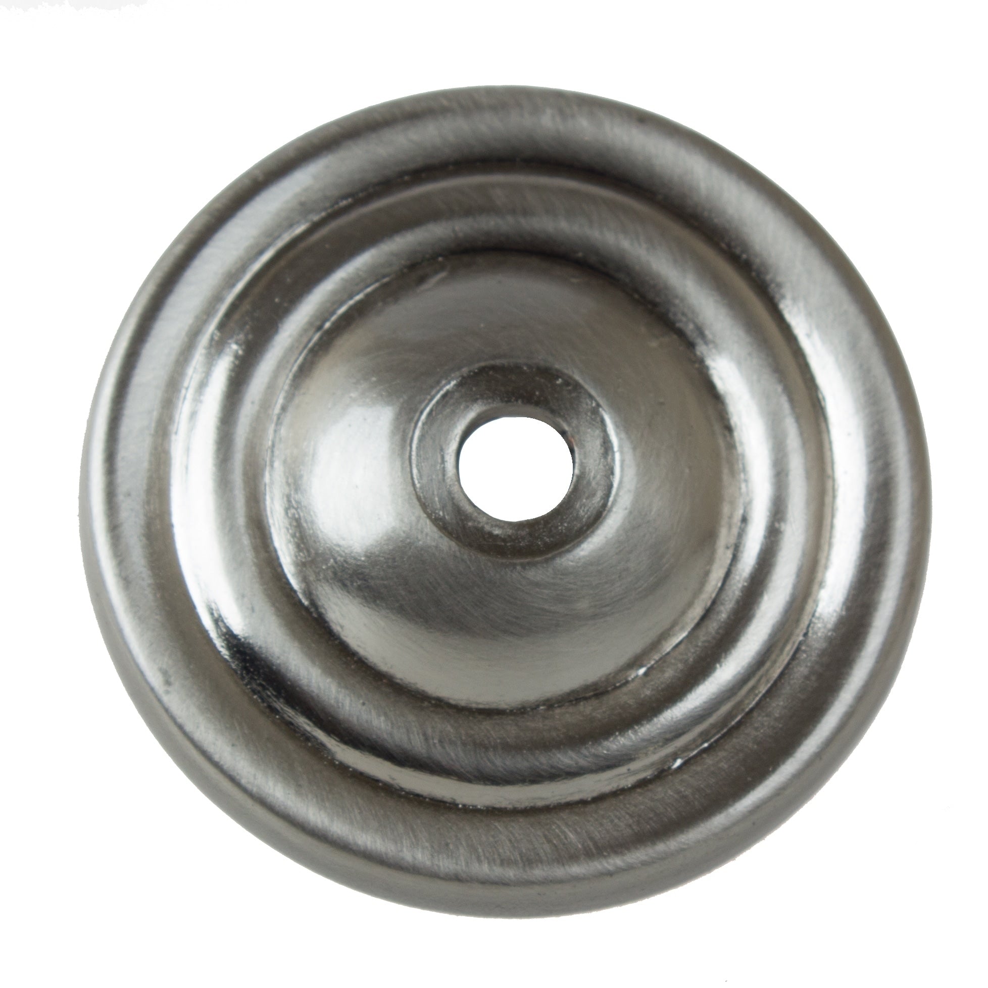 Gliderite 5 Pack 1 1 2 In. Satin Nickel Round Cabinet Backplates Satin Nickel
