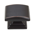 Gliderite 5 Pack 1 1 4 In. Oil Rubbed Bronze Domed Convex Square Cabinet Knobs Oil Rubbed Bronze