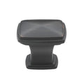 Gliderite 5 Pack 1 1 4 In. Oil Rubbed Bronze Square Deco Cabinet Knobs Oil Rubbed Bronze