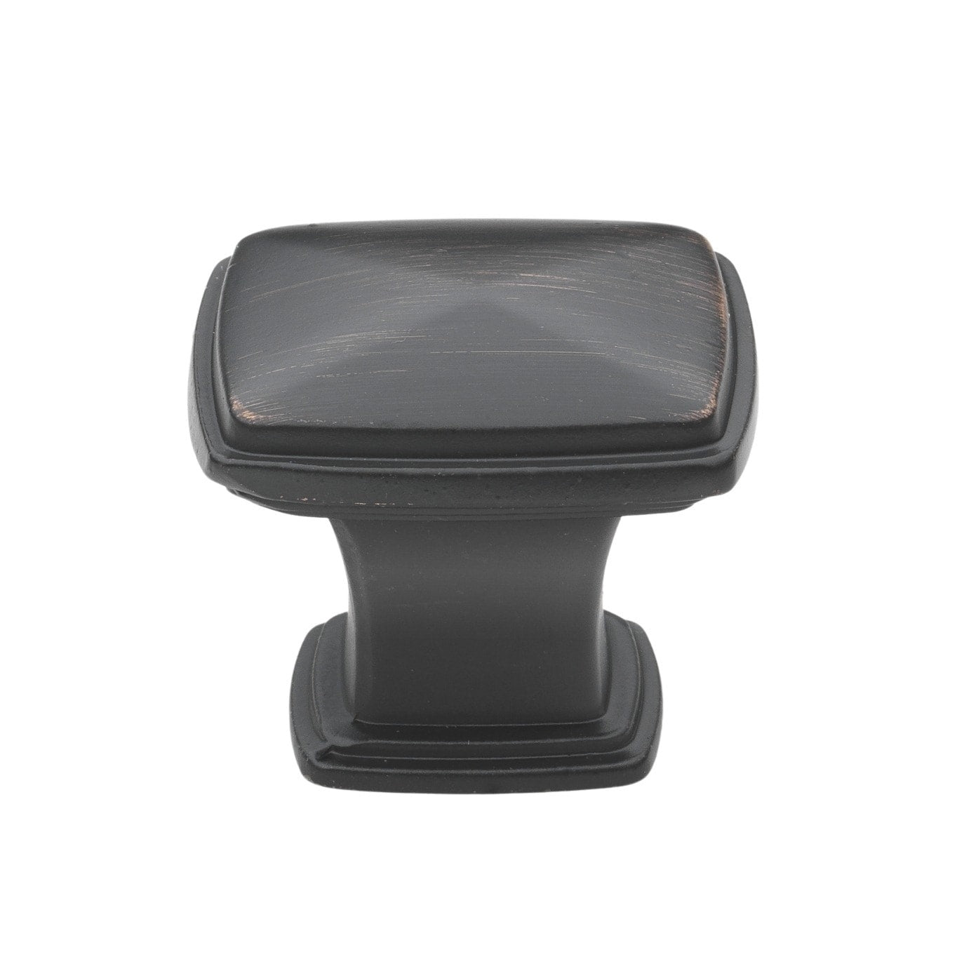 Gliderite 5 Pack 1 1 4 In. Oil Rubbed Bronze Square Deco Cabinet Knobs Oil Rubbed Bronze