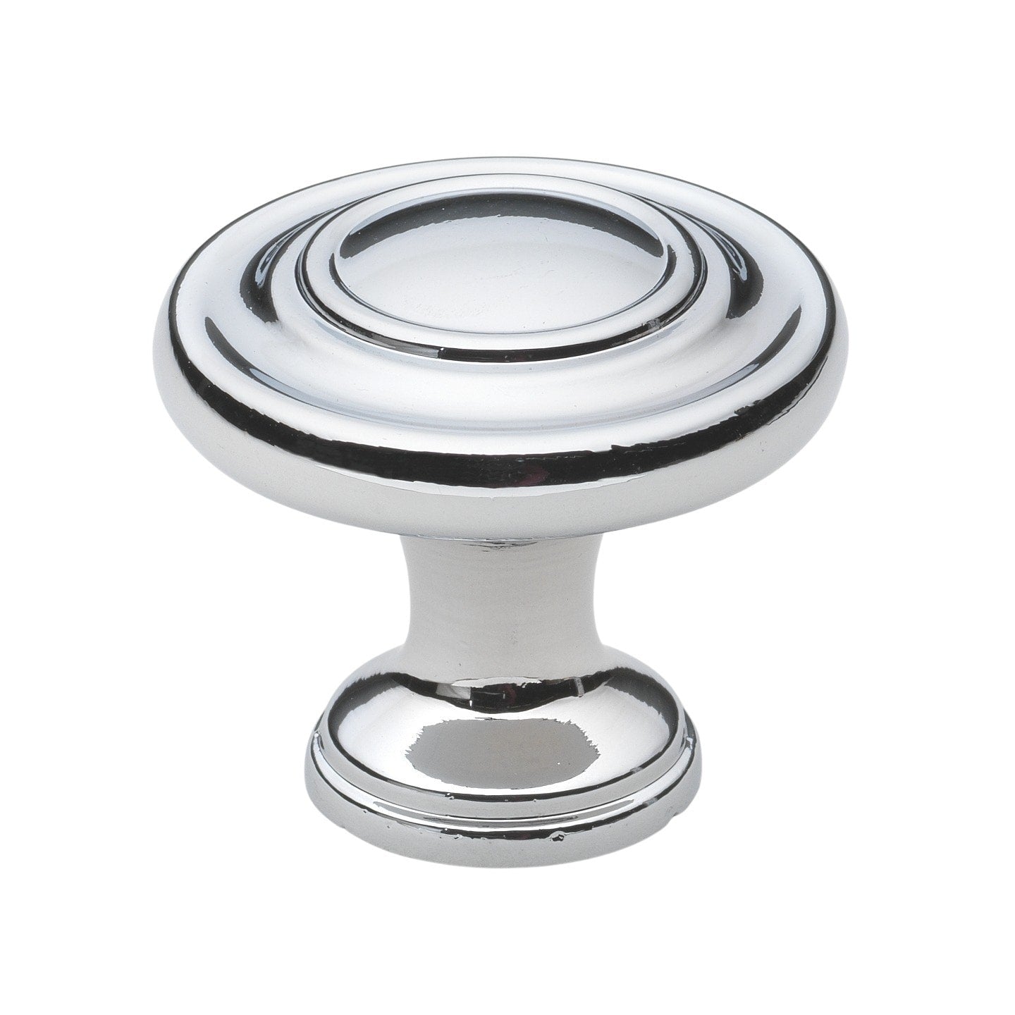 Gliderite 5 Pack 1 1 4 In. Polished Chrome Round Ring Cabinet Knobs Polished Chrome