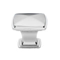 Gliderite 5 Pack 1 1 4 In. Polished Chrome Square Deco Cabinet Knobs Polished Chrome