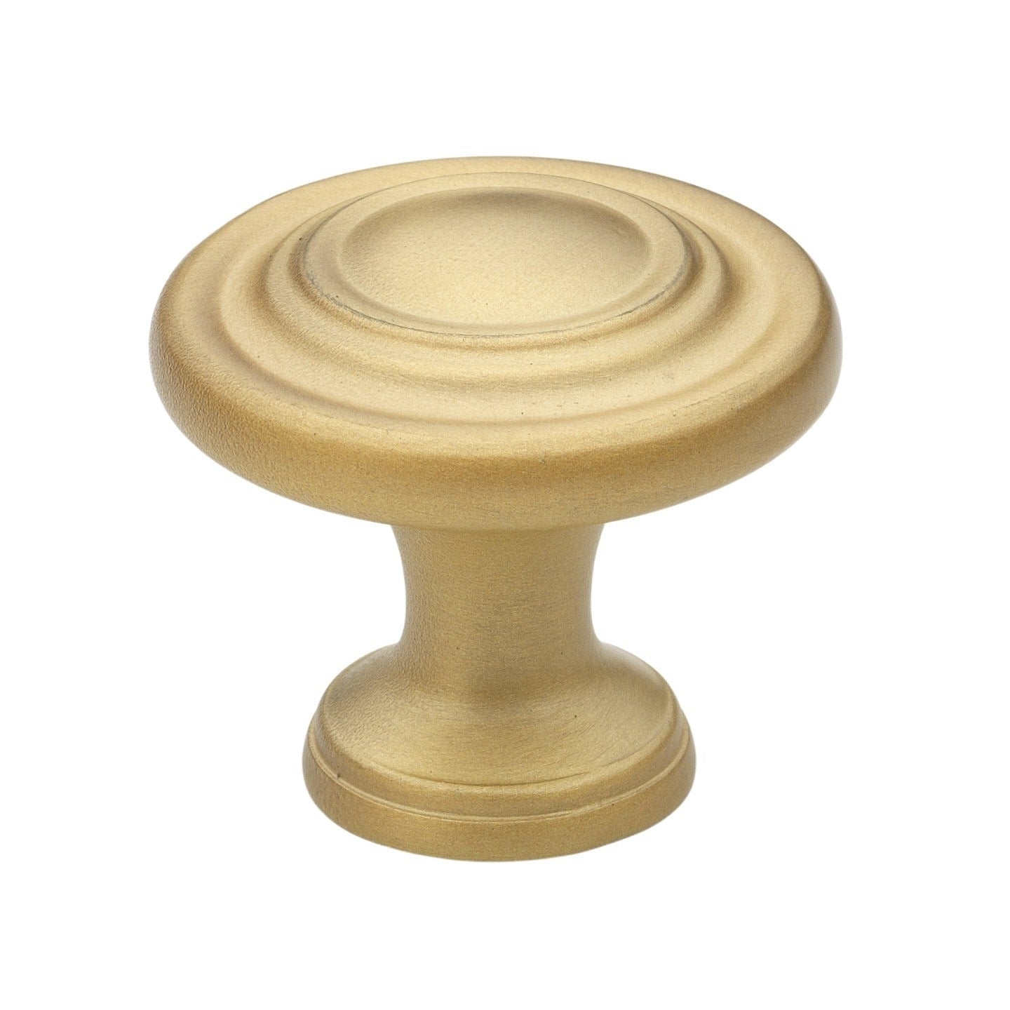 Gliderite 5 Pack 1 1 4 In. Satin Gold Round Ring Cabinet Knobs Satin Gold