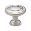 Gliderite 5 Pack 1 1 4 In. Satin Nickel Round Ring Cabinet Knobs Satin Nickel