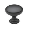 Gliderite 5 Pack 1 1 8 In. Matte Black Round Solid Cabinet Knobs Matte Black