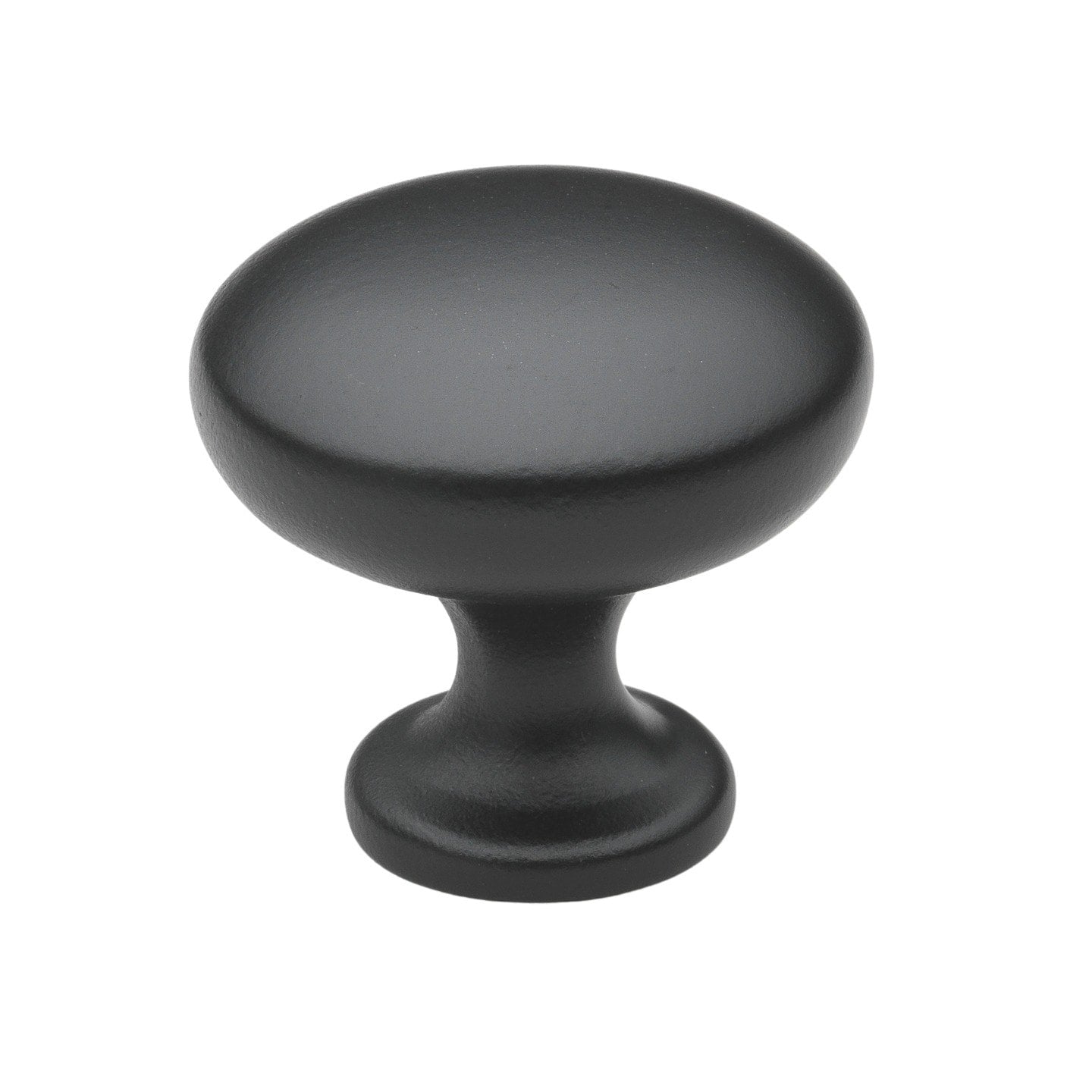 Gliderite 5 Pack 1 1 8 In. Matte Black Round Solid Cabinet Knobs Matte Black