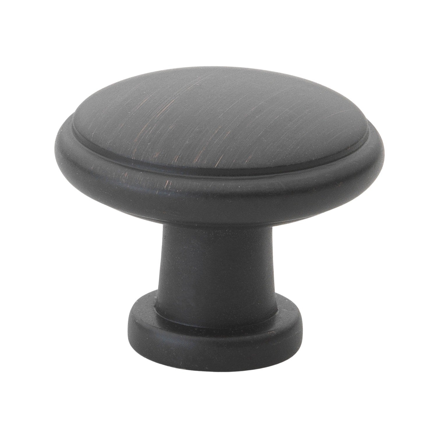 Gliderite 5 Pack 1 1 8 In. Oil Rubbed Bronze Round Ring Cabinet Knobs Oil Rubbed Bronze