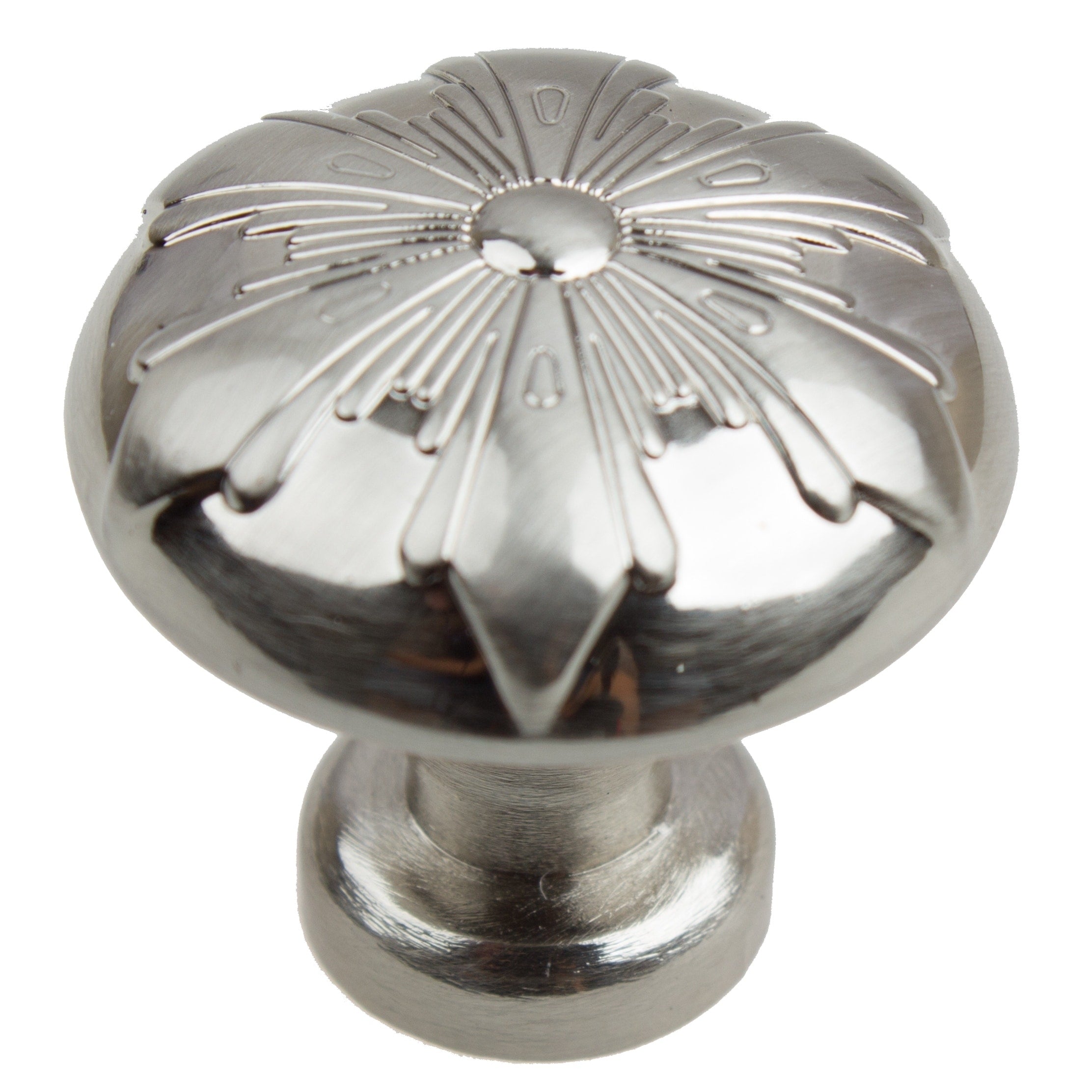 Gliderite 5 Pack 1 1 8 In. Satin Nickel Snowflake Cabinet Knobs Satin Nickel