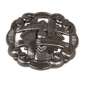 Gliderite 5 Pack 1 3 8 In. Brushed Pewter Celtic Medallion Cabinet Knobs Brushed Pewter