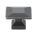 Gliderite 5 Pack 1 3 8 In. Oil Rubbed Bronze Square Cabinet Knobs Oil Rubbed Bronze
