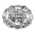 Gliderite 5 Pack 1 3 8 In. Polished Chrome Celtic Medallion Cabinet Knobs Polished Chrome