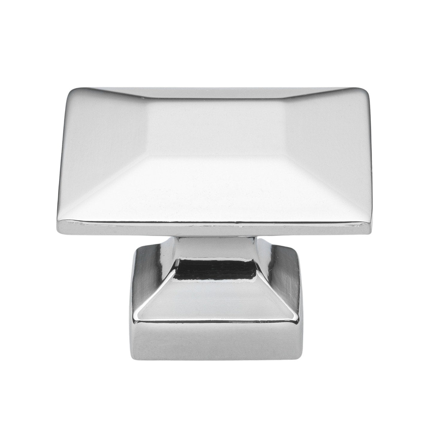 Gliderite 5 Pack 1 3 8 In. Polished Chrome Modern Square Cabinet Knobs Polished Chrome