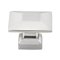 Gliderite 5 Pack 1 3 8 In. Satin Nickel Modern Square Cabinet Knobs Satin Nickel