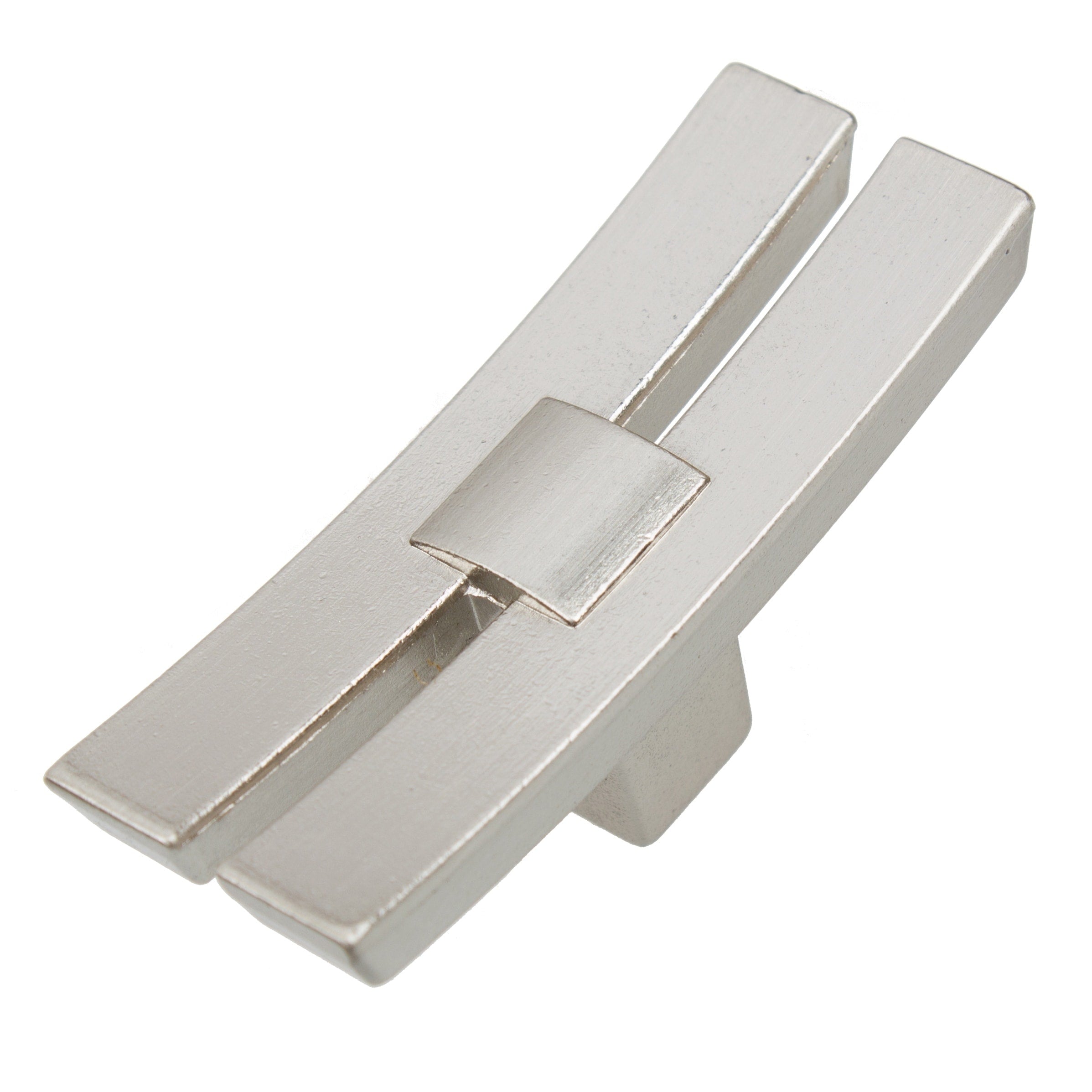 Gliderite 5 Pack 1 7 8 In. Satin Nickel Dual Bar Cabinet Knobs Satin Nickel