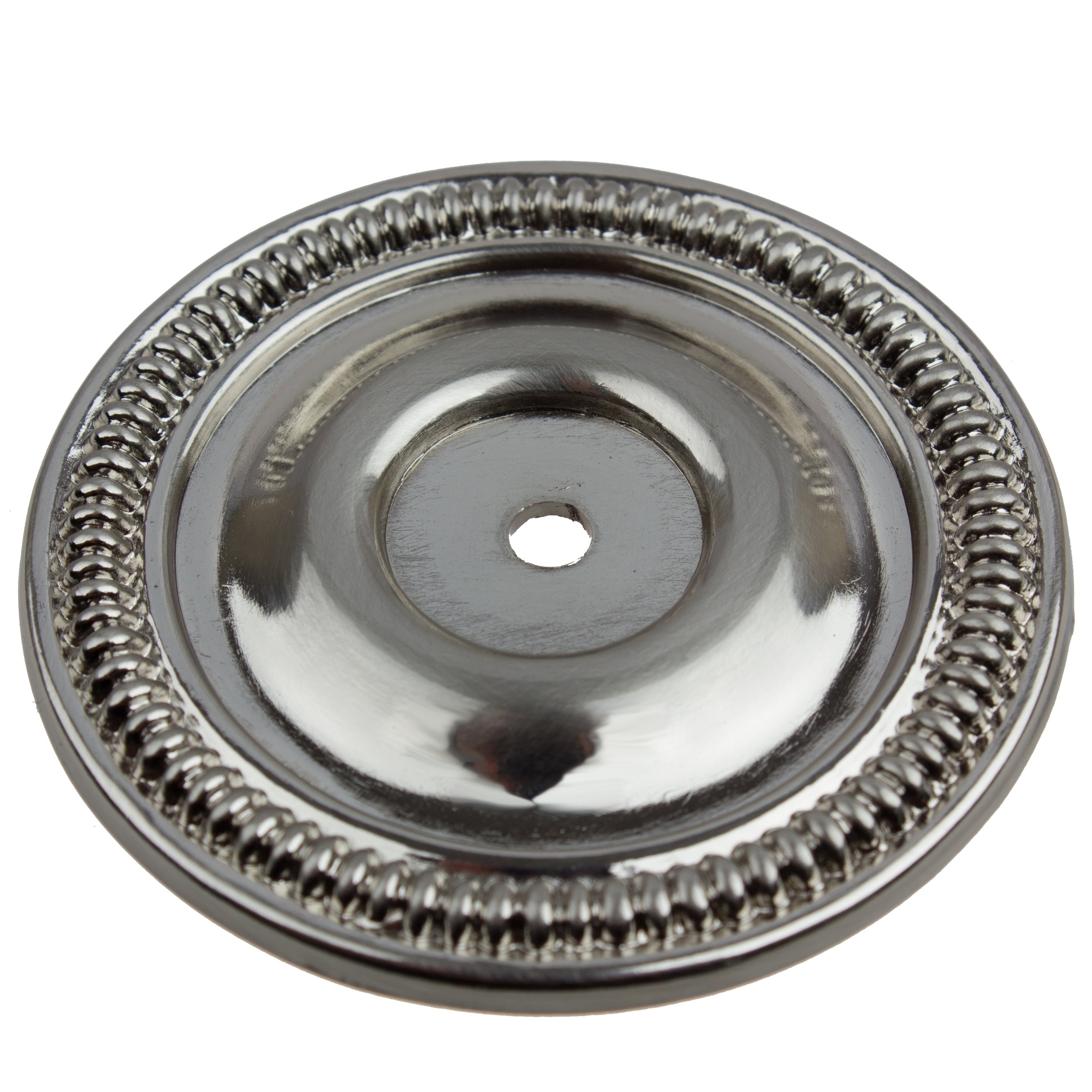 Gliderite 5 Pack 2 1 2 In. Satin Nickel Round Cabinet Backplates Satin Nickel