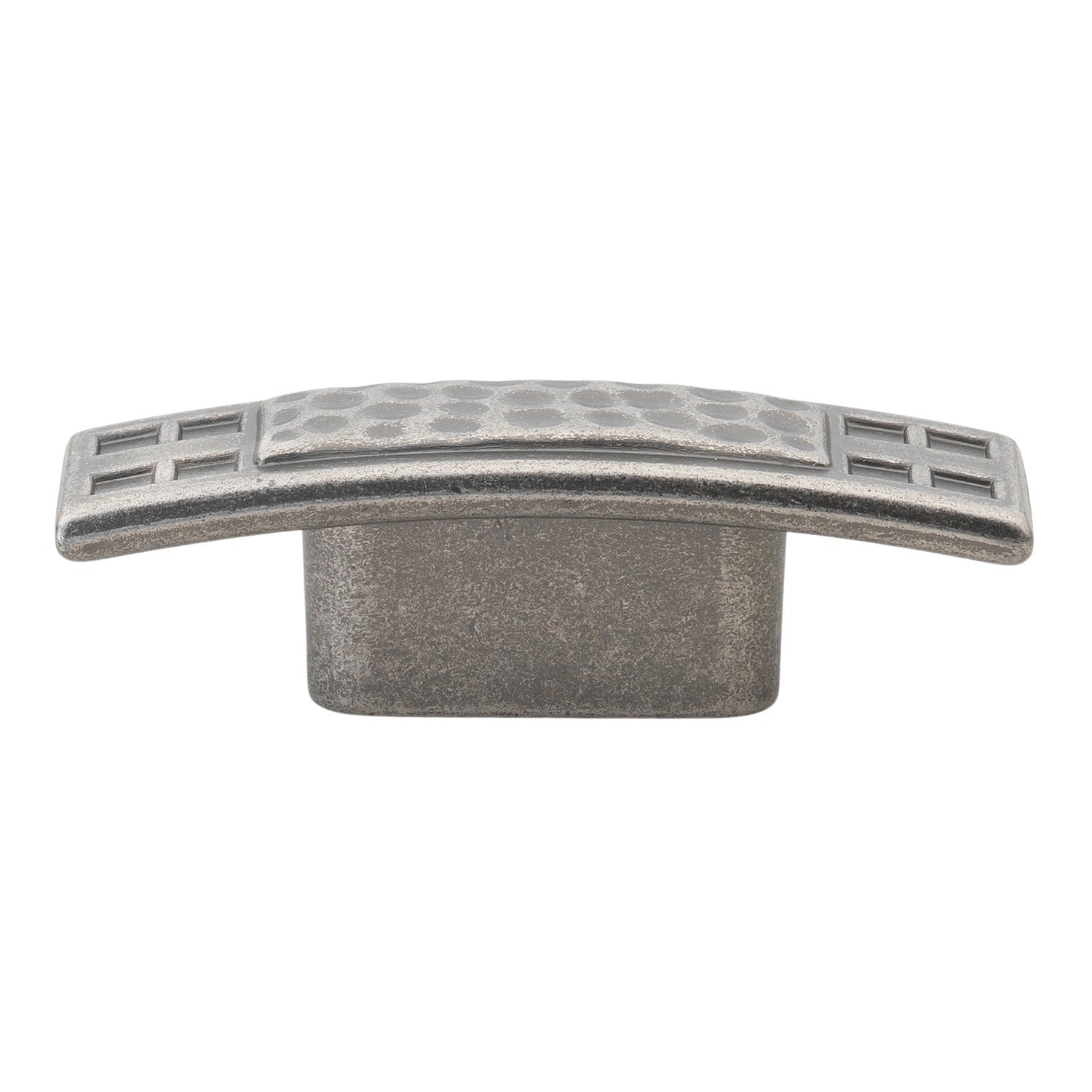 Gliderite 5 Pack 2 1 2 In. Weathered Nickel Rustic Hammered Cabinet Knobs Weathered Nickel