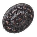 Gliderite 5 Pack 2 In. Oil Rubbed Bronze Ornate Oval Cabinet Knobs Oil Rubbed Bronze