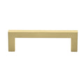 Gliderite 5 Pack 3 3 4 In. Center Satin Gold Solid Square Bar Pulls Satin Gold