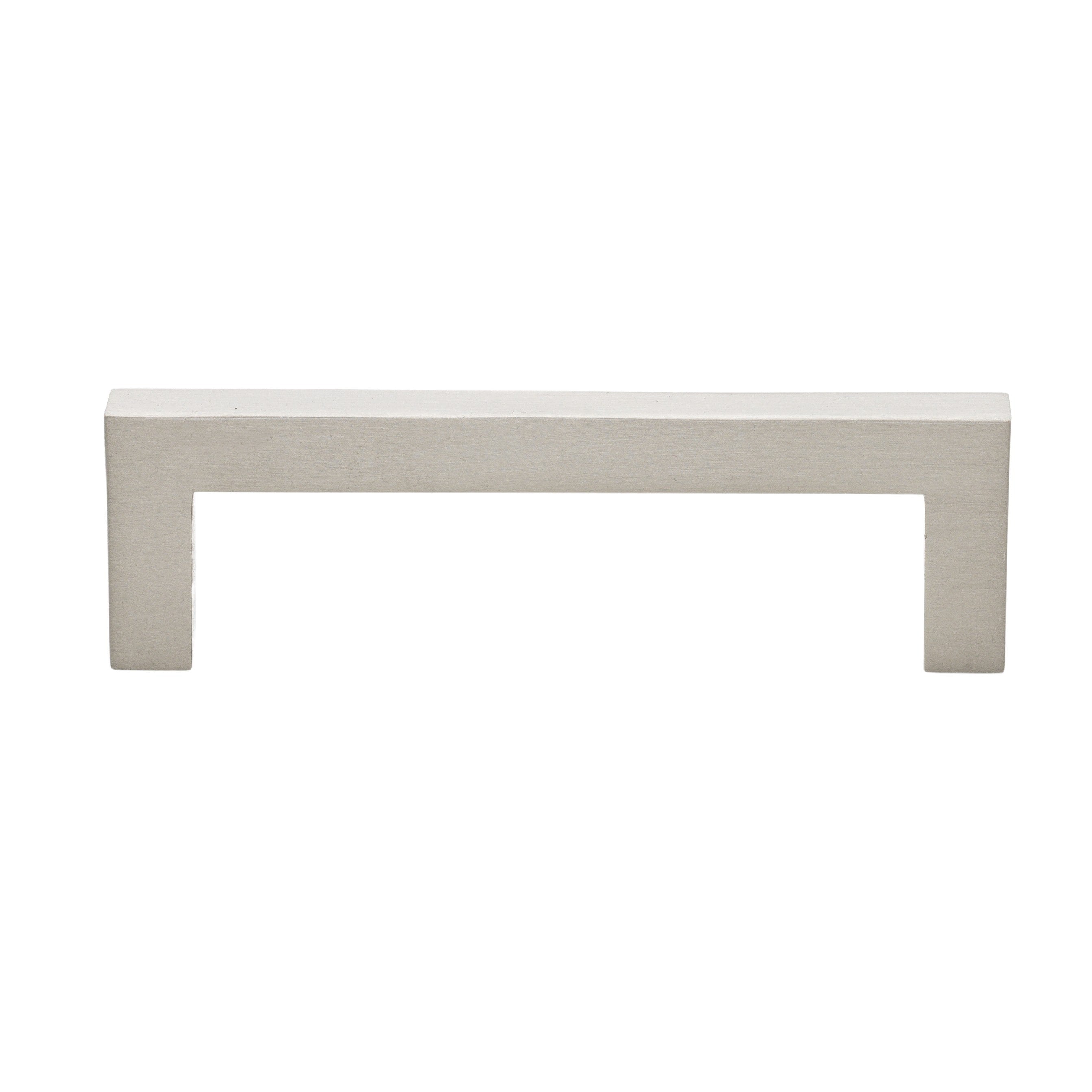 Gliderite 5 Pack 3 3 4 In. Center Satin Nickel Solid Square Bar Pulls Satin Nickel