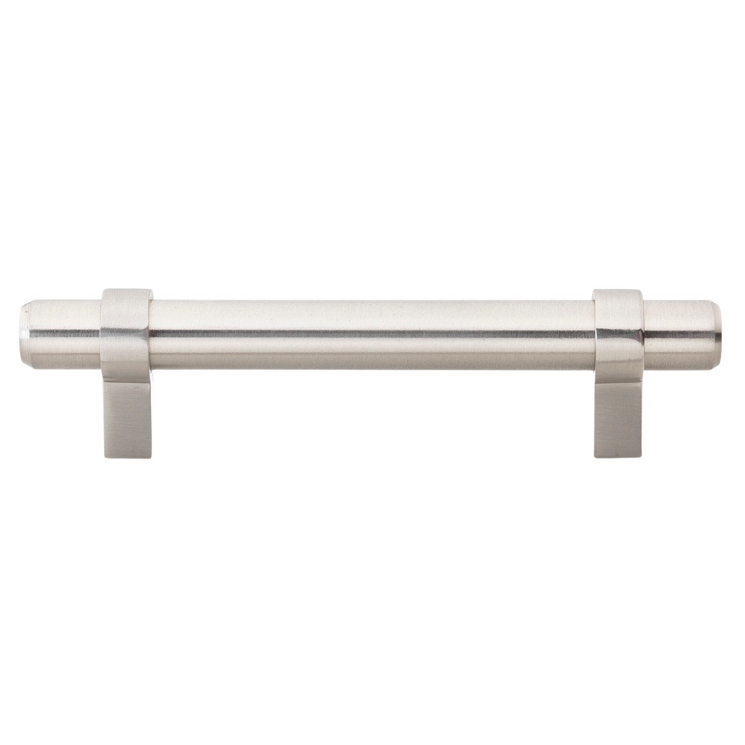 Gliderite 5 Pack 3 3 4 Inch Center To Center Solid Steel Euro Cabinet Pull Stainless Steel Finish