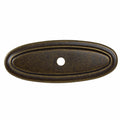 Gliderite 5 Pack 3 In. Antique Thin Oblong Cabinet Backplates