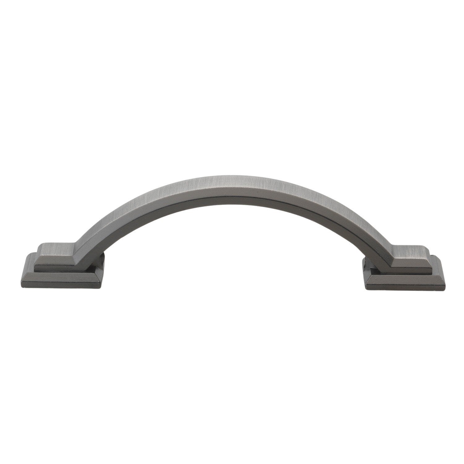 Gliderite 5 Pack 3 In. Cc Arched Square Brushed Pewter Cabinet Pulls Brushed Pewter