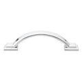 Gliderite 5 Pack 3 In. Cc Arched Square Polished Chrome Cabinet Pulls Polished Chrome