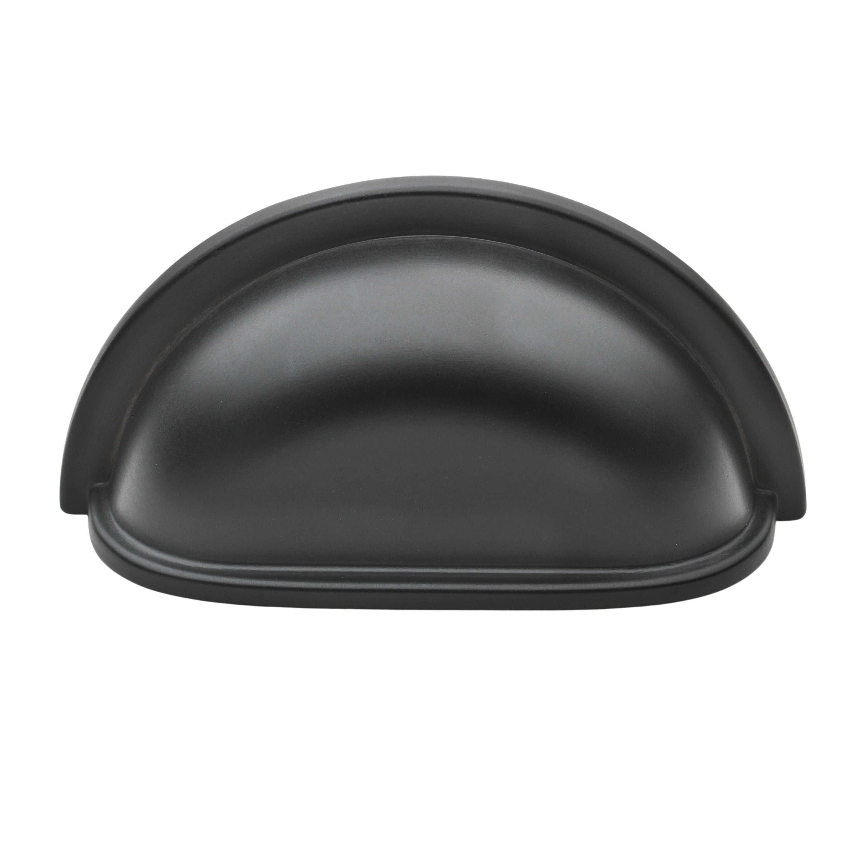 Gliderite 5 Pack 3 In. Center Matte Black Bin Cabinet Pulls Matte Black