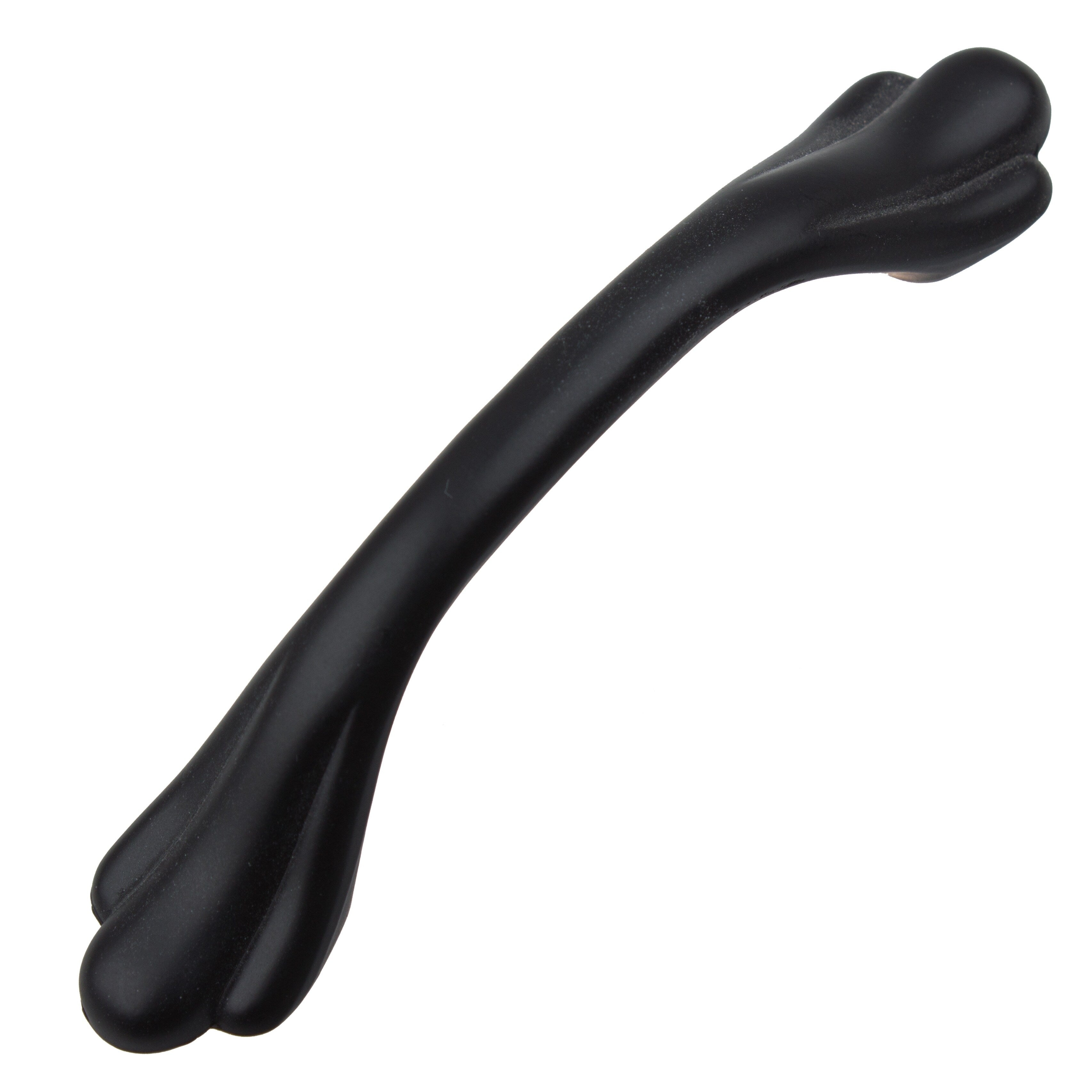 Gliderite 5 Pack 3 In. Center Matte Black Paw Cabinet Pull Handles Matte Black