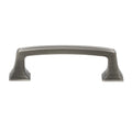 Gliderite 5 Pack 3 In. Center Satin Pewter Deco Base Cabinet Pulls Satin Pewter