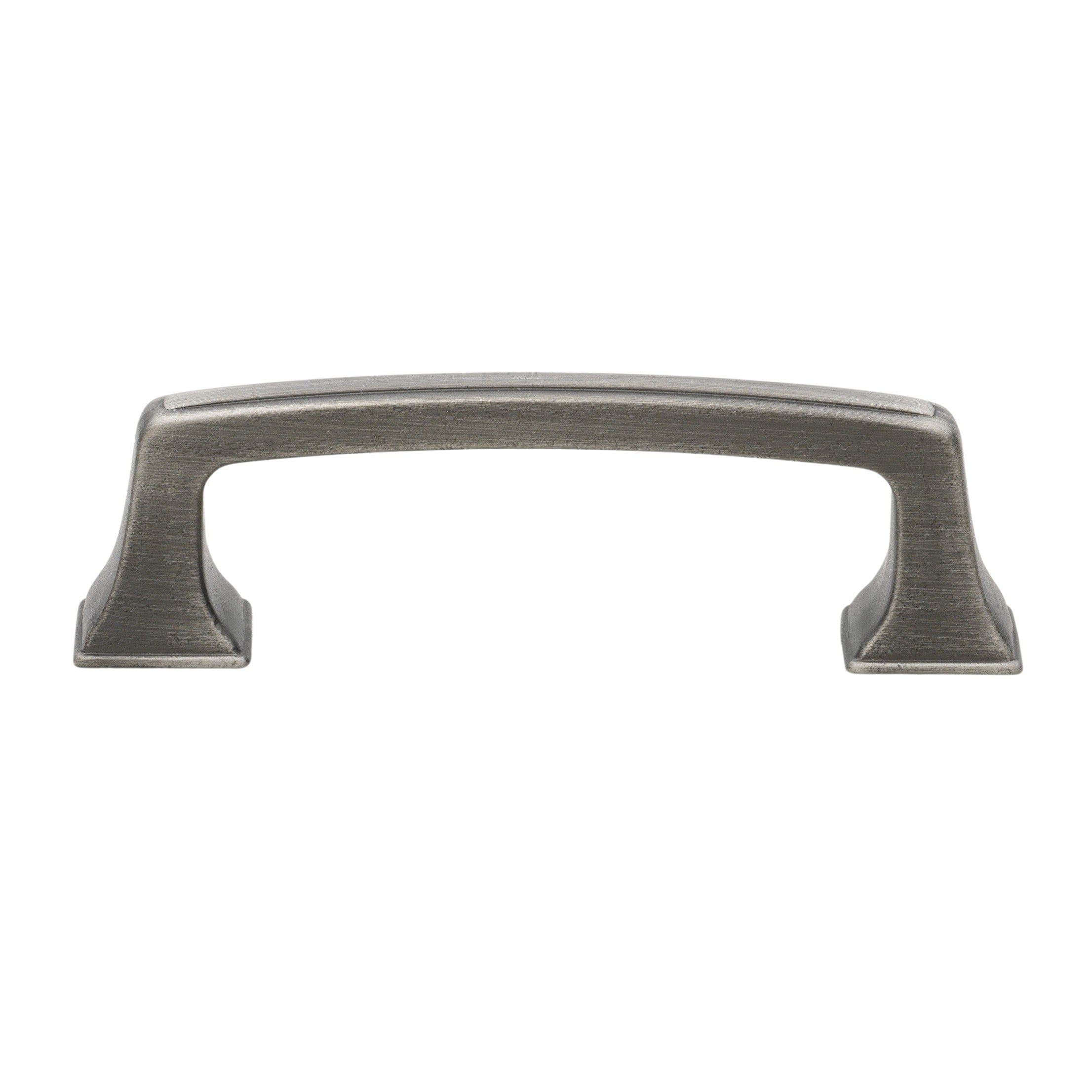 Gliderite 5 Pack 3 In. Center Satin Pewter Deco Base Cabinet Pulls Satin Pewter