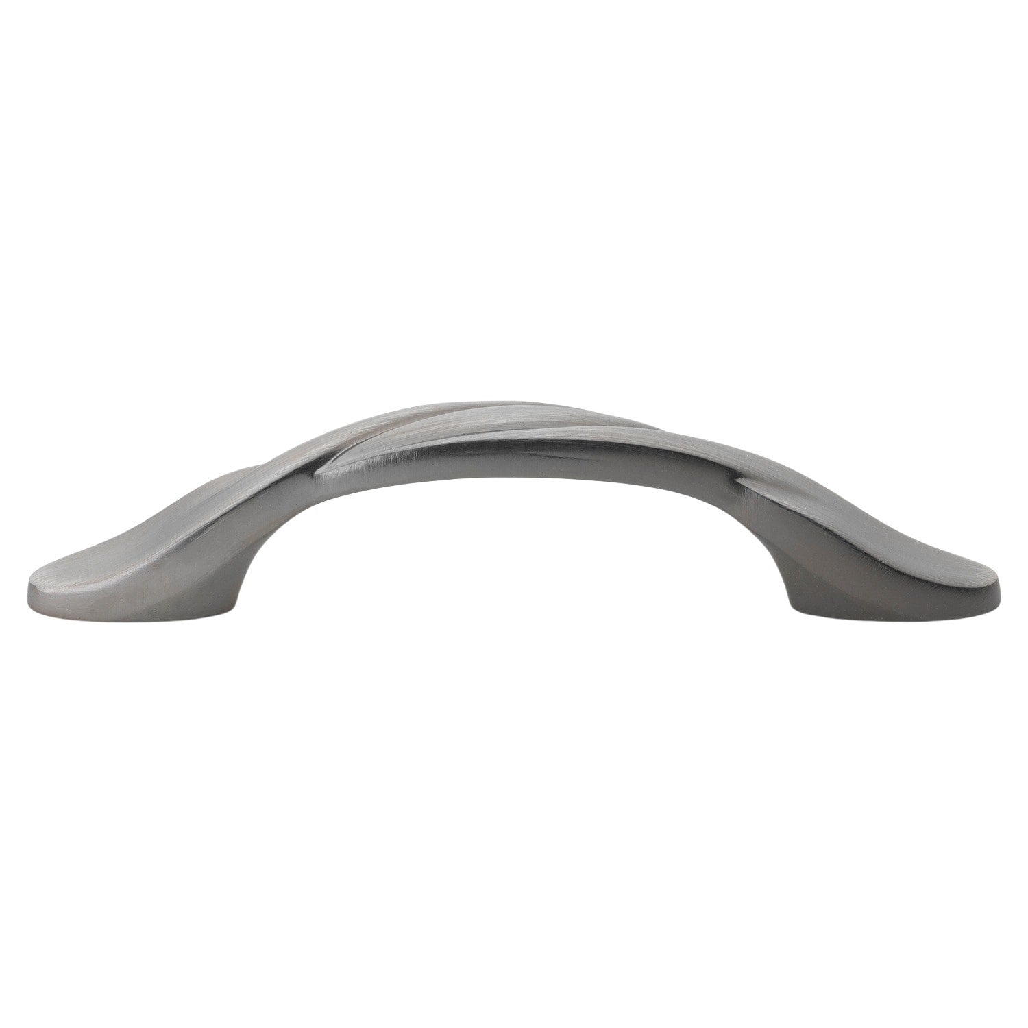 Gliderite 5 Pack 3 In. Center Satin Pewter Twisted Cabinet Pulls Satin Pewter