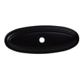 Gliderite 5 Pack 3 In. Matte Black Thin Oblong Cabinet Backplates Matte Black