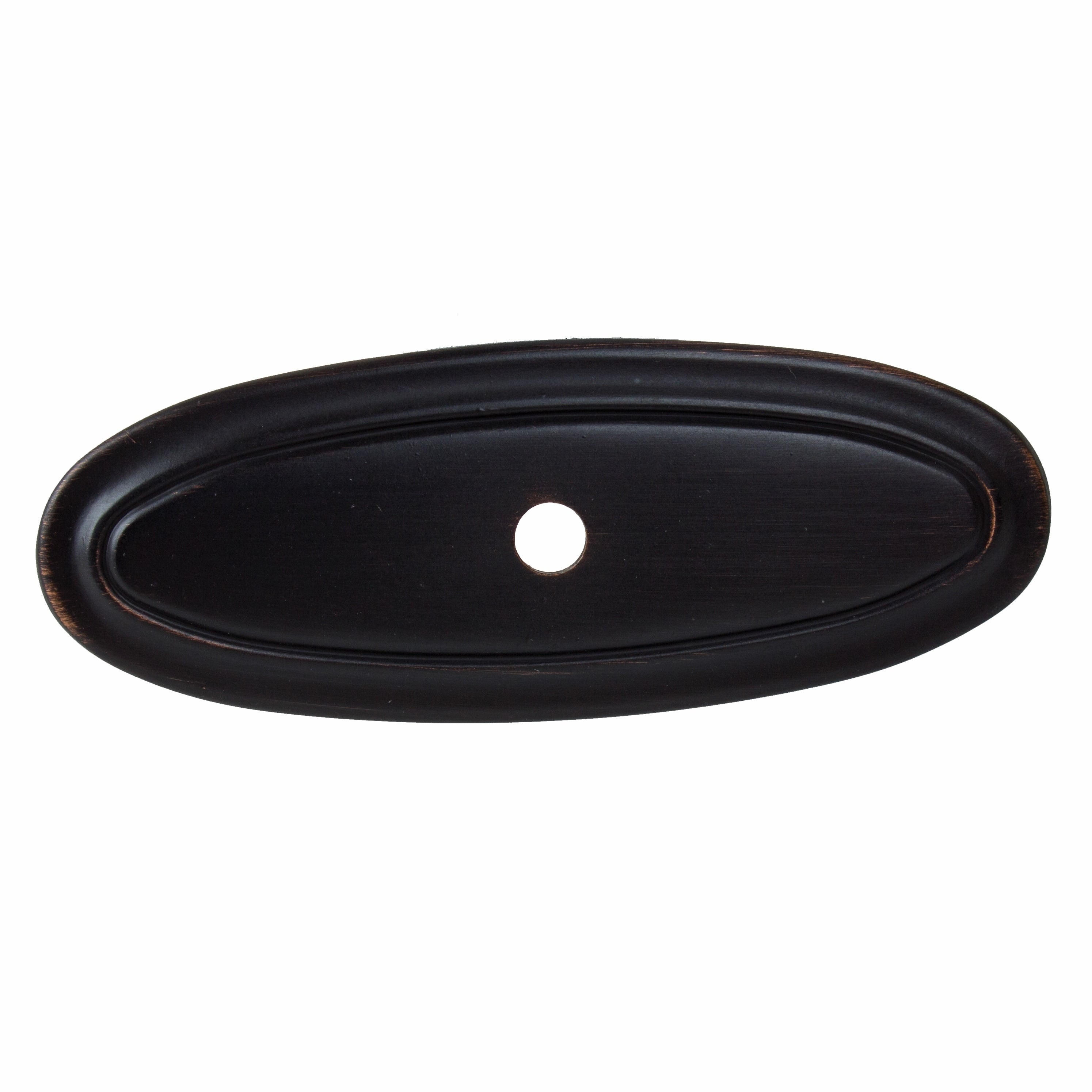Gliderite 5 Pack 3 In. Rubbed Bronze Thin Oblong Cabinet Backplates Oil Rubbed Bronze