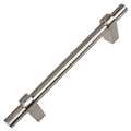 Gliderite 5 Pack 4 1 4 In. Center Satin Nickel European Solid Cabinet Bar Pulls Satin Nickel