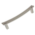 Gliderite 5 Pack 5 In. Center Dual Bar Satin Nickel Cabinet Pulls Satin Nickel