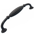 Gliderite 5 Pack 5 In. Center Oil Rubbed Bronze Fluted Cabinet Pulls Oil Rubbed Bronze